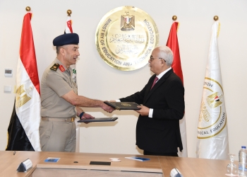 قوات الدفاع الشعبى والعسكرى توقع بروتوكول تعاون مع التعليم لتطوير المنظومة