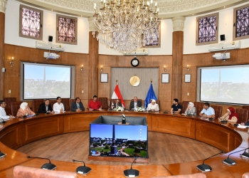 استعدادات  مدن جامعة القناة للعام الدراسي الجديد