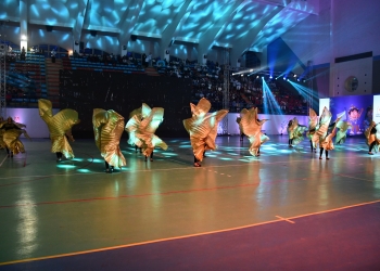 عروض مبهرة خلال حفل افتتاح أسبوع شباب الجامعات بجامعة حلوان