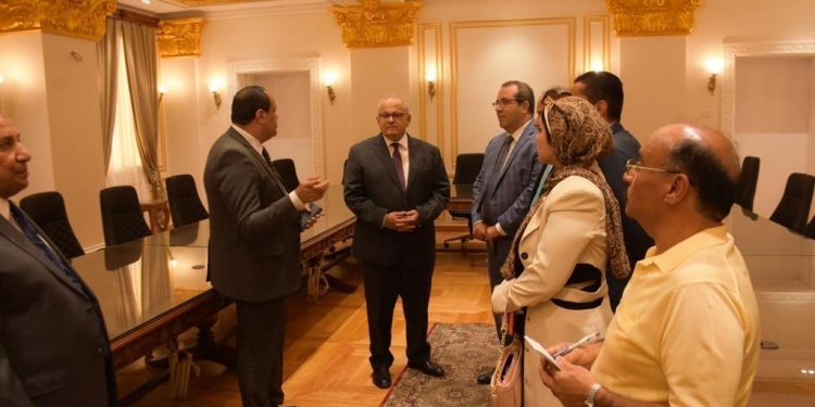 الخشت يتفقد جامعة القاهرة الدولية لوضع اللمسات النهائية