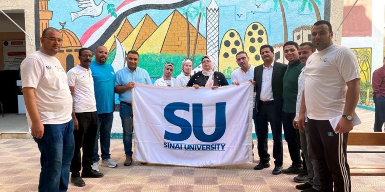جامعة سيناء تطلق قافلة طبية بالتعاون مع الجيش الثانى بالعريش والشيخ زويد