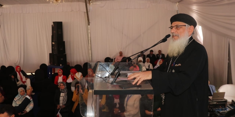 بمؤتمر المعلمين.. القس يوسف نجيب: الحشد اليوم يكشف حالة التأييد الشعبي لرئيسه