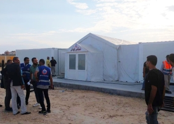 وزارة الإنتاج الحربي” تشارك بمستشفى ميداني لدعم الأشقاء الفلسطينيين المصابين