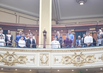 بالصور.. طلاب مدارس حكومية من 6 محافظات في زيارة لمجلس النواب