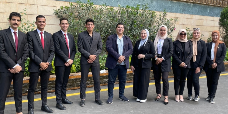طلاب جامعة كفر الشيخ يشاركون في معرض الأكاديمية العسكرية