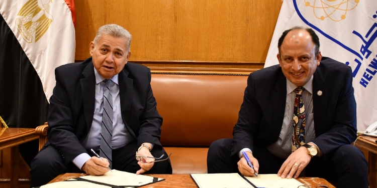 توقيع مذكرة تفاهم بين جامعتي حلوان وبدر