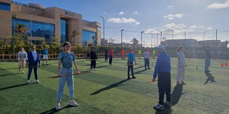 انشطة رياضية وترفيهية بالمنتدى المصري الروسي الرابع بجامعة الجلالة