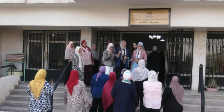 جامعة حلوان تجري تجربة إخلاء لمباني المدن الجامعية