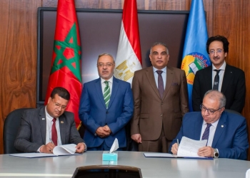 رئيس جامعة طنطا يستقبل وفدا من جامعة الملك حسن الثاني