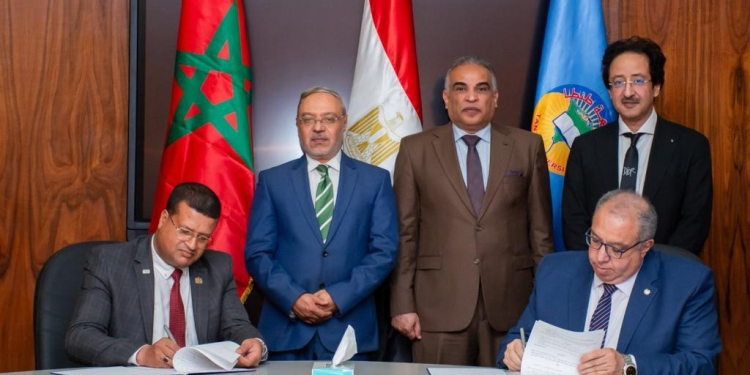 رئيس جامعة طنطا يستقبل وفدا من جامعة الملك حسن الثاني