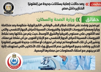 الحكومة تنفي رصد حالات إصابة بسلالات جديدة من إنفلونزا الخنازير