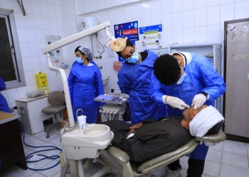 قافلة شاملة من جامعة القاهرة لقرية المعتمدية استفاد منها 1524 مواطنًا