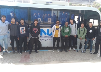 طلاب جامعة النيل الأهلية يدلون بأصواتهم في الانتخابات الرئاسية