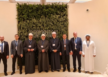 رئيس جامعة الأزهر يشارك في تدشين جناح قادة الأديان بقمة الأطراف Cop 28 بدبي