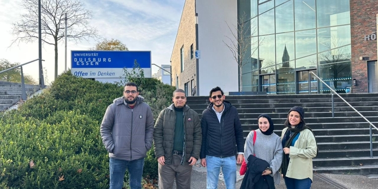تبادل طلابي وتعاون بحثي بين جامعة النيل الأهلية ودويسبرج إيسن بألمانيا