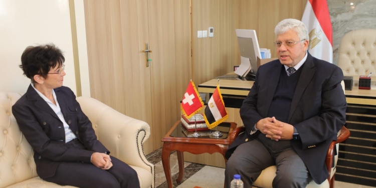 عاشور  يستقبل سفيرة سويسرا بالقاهرة لبحث سُبل تعزيز التعاون بين البلدين