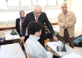 توجيهات هامة لوزير التربية والتعليم خلال متابعة امتحانات الأول الثانوي بالقاهرة