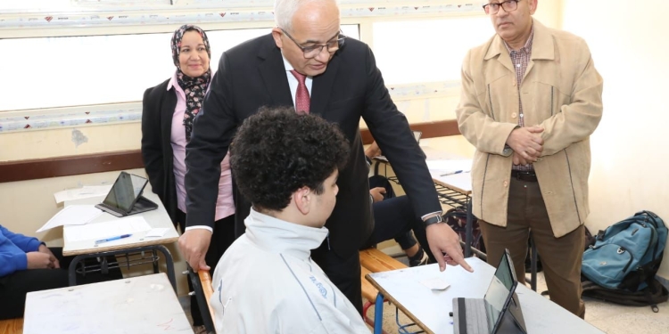 توجيهات هامة لوزير التربية والتعليم خلال متابعة امتحانات الأول الثانوي بالقاهرة