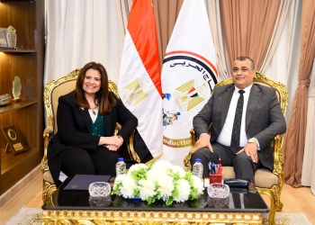 وزير الانتاج الحربى يستقبل وزيرة الهجرة