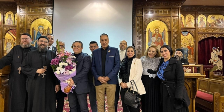 حماة الوطن بالتجمع الأول يقدم التهنئة للأخوة الأقباط بمناسبة رأس السنة الجديدة