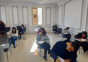 بدء امتحانات أول فصل دراسي فى البرامج الدراسية لطلاب جامعة القاهرة الدولية