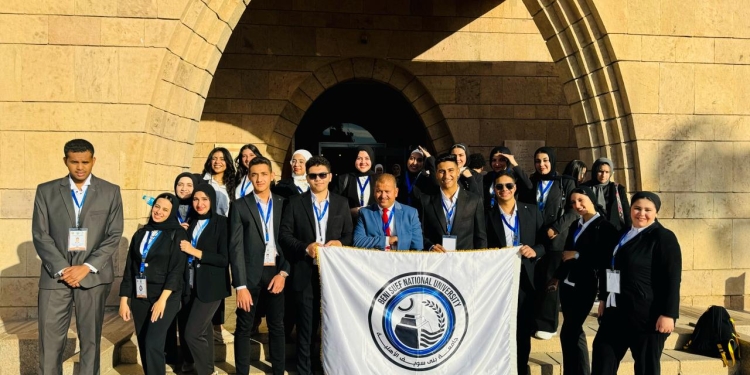 وفد من جامعة بنى سويف الاهلية يشارك في المنتدى الشبابي البيئي العربي بأسوان