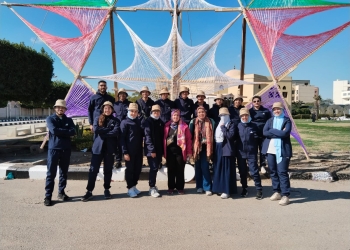 جوالي وجوالات جامعة عين شمس تنافس بالدورة الكشفية القمية ال ٣١ بجامعة طنطا