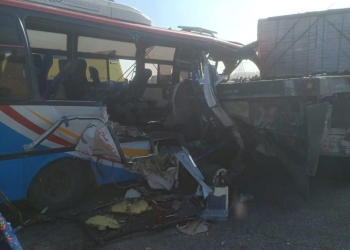 الجامعة المصرية الروسية تكشف تفاصيل حادث تصادم اتوبيس بالطلاب