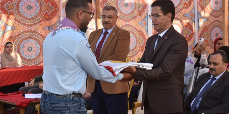 افتتاح المهرجان الكشفي لجوالى جامعة بنها