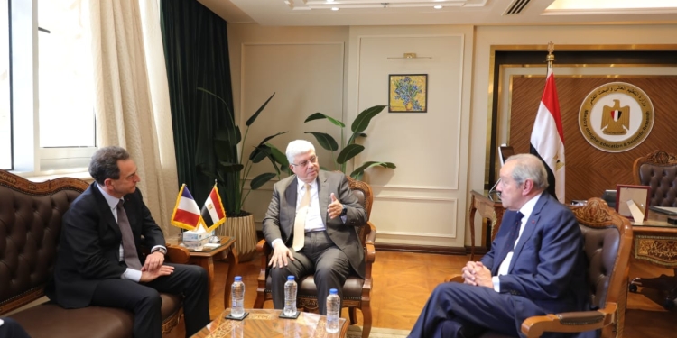 وزير التعليم العالي يستقبل السفير الفرنسي لبحث التعاون المشترك