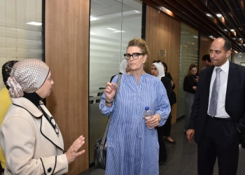 وفد جامعة اسكس البريطانية يزور مركز بحوث التعليم بجامعة عين شمس