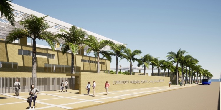 حرم جامعي جديد للجامعة الفرنسية بمصر ذكى وصديق للبيئة بشراكة مصرية فرنسية