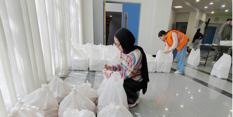 طلاب الجامعة الألمانية يستمرون في العطاء في شهر رمضان