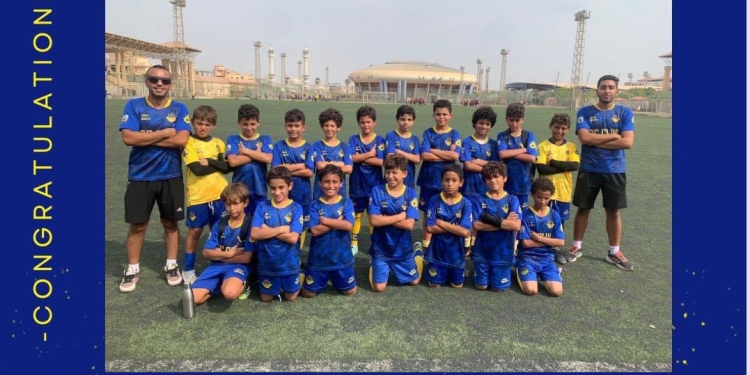 فريق نادي البطل يفوز بالمركز الأول لدوري منطقة الجيزة