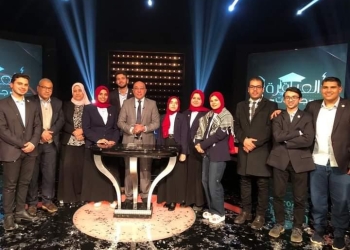 محمود ذكى يهنىء فريق “طلاب طنطا” بعد جائزة مسابقة عباقرة الجامعات