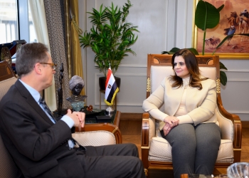 وزيرة الهجرة تستقبل السفير الالمانى