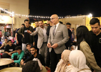 بحضور رئيس الجامعة ومئات الطلاب.. أسرة من اجل مصر عين شمس تنظم حفل الإفطار السنوي