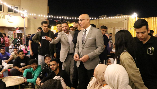 بحضور رئيس الجامعة ومئات الطلاب.. أسرة من اجل مصر عين شمس تنظم حفل الإفطار السنوي