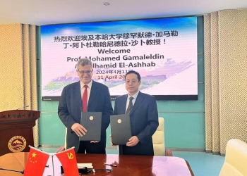 جامعة بنها توقع اتفاقية تعاون مع جامعتي شيان الطبية وشمال غرب الصين