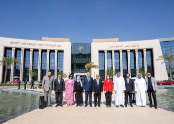 جامعة مصر للمعلوماتية تستقبل رئيس جامعة الشارقة لتعزيز العلاقات والتعاون الأكاديمي