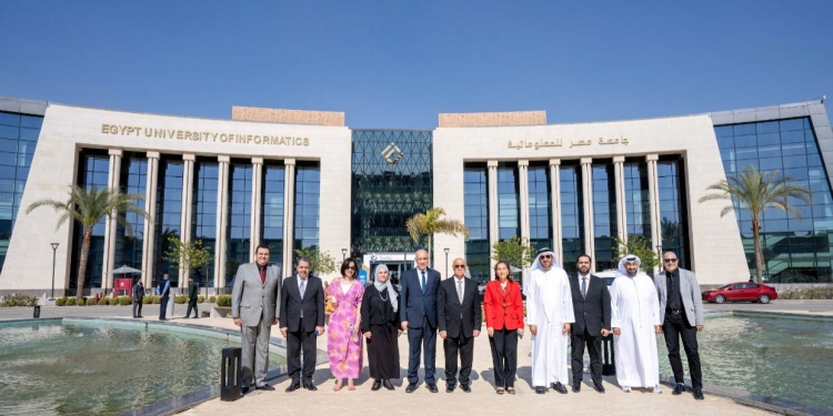 جامعة مصر للمعلوماتية تستقبل رئيس جامعة الشارقة لتعزيز العلاقات والتعاون الأكاديمي