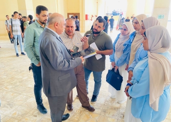 رئيس جامعة الدلتا التكنولوجية يتفقد مشروعات طلاب الفرقة الثانية لبرنامج التبريد والتكييف