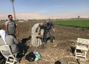 اكتشاف فرع جاف من نهر النيل مدفون بالقرب من الأهرامات