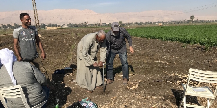 اكتشاف فرع جاف من نهر النيل مدفون بالقرب من الأهرامات