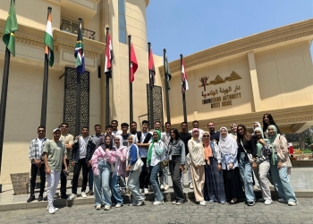 طلاب جامعة الإسماعيلية الجديدة الأهلية يشاركون بملتقى الشباب الدولي الثاني للذكاء الاصطناعي