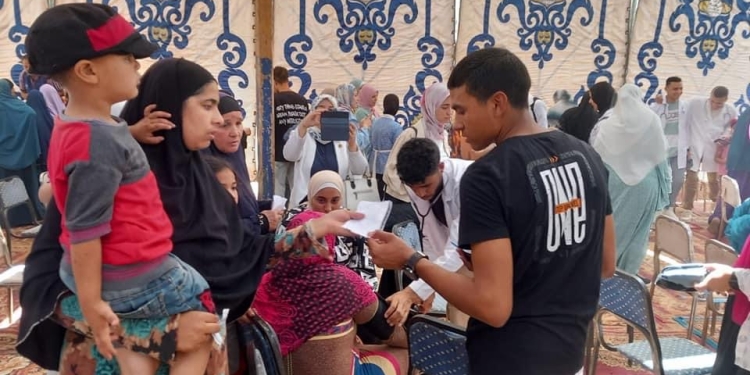 جامعة بني سويف تُطلق قافلة شاملة لقرية “كوم الصعايدة