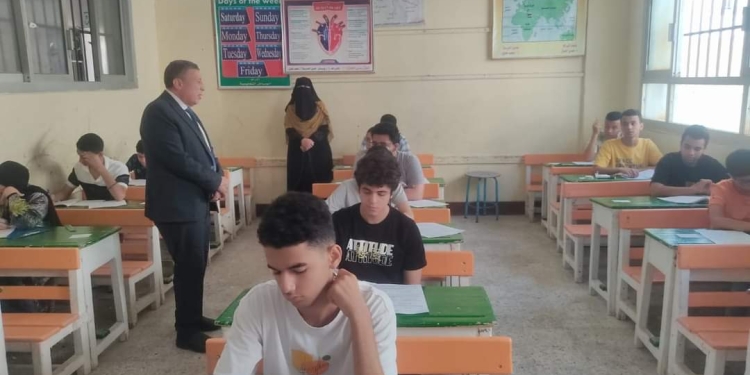 تداول امتحان الجبر للشهادة الإعدادية الترم الثاني 2024 بالبحيرة على تليجرام