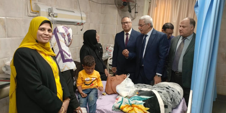 مستشفيات جامعة الأزهر تواصل تقديم الخدمات الطبية لمصابي غزة