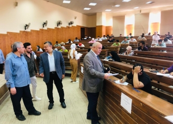 رئيس جامعة الدلتا التكنولوجية يتابع اليوم الأخير من امتحانات نهاية العام