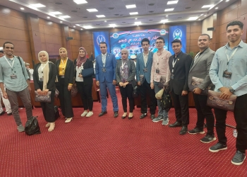 طلاب جامعة حلوان يشاركون في حلقة نقاشية بأكاديمية الشرطة